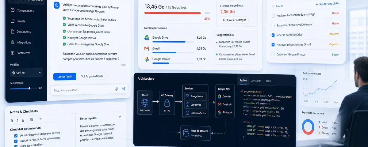 Illustration : Astuce si votre espace de stockage Google est plein : comment accéder
