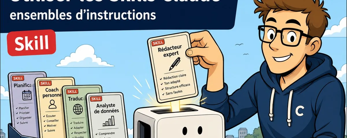 Illustration : Si vous utilisez Claude, utilisez ça Une Skill, c'est un ensemble d'i