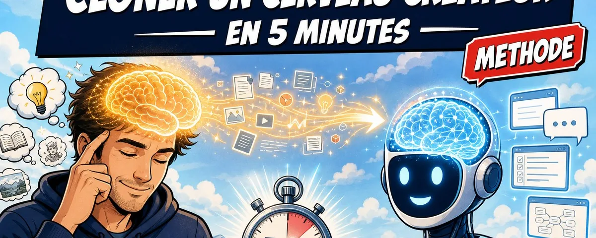Illustration : Comment cloner le cerveau de n'importe quel créateur en 5 minutes et