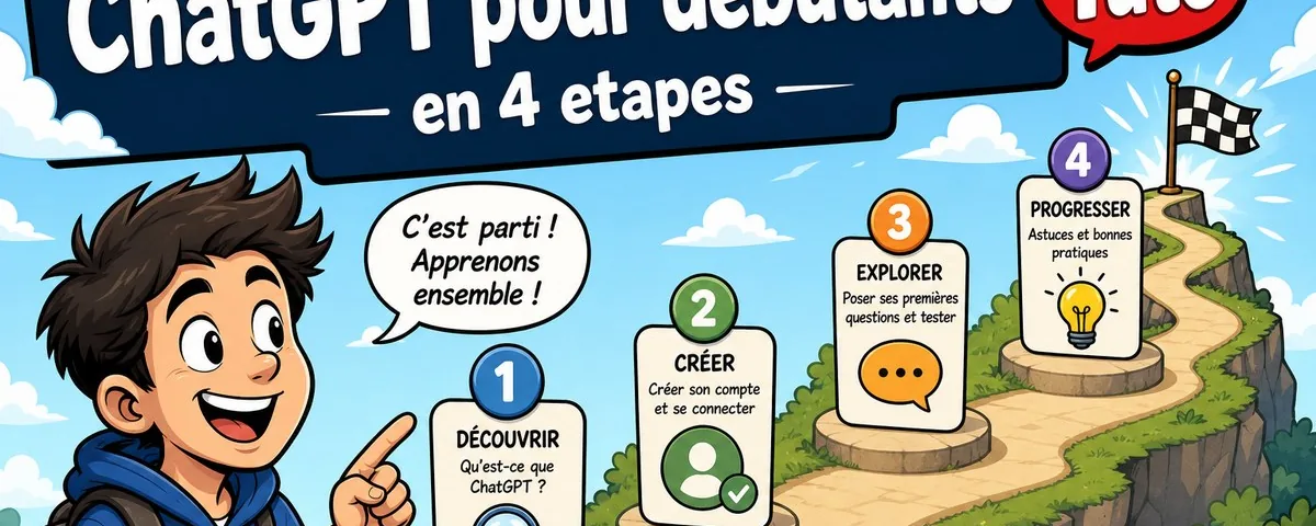 Illustration : Comment utiliser ChatGPT pour les débutants en 4 étapes si
