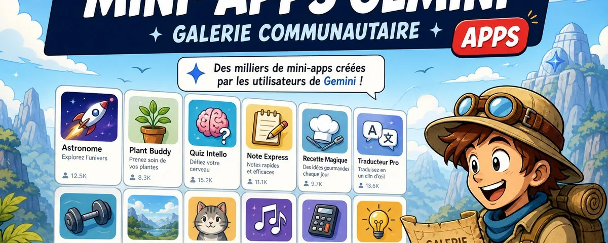 Illustration : Comment accéder à des milliers de mini applications créées par les ut