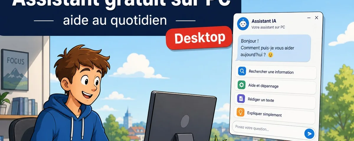Illustration : Comment avoir un assistant gratuit sur votre ordinateur pour a