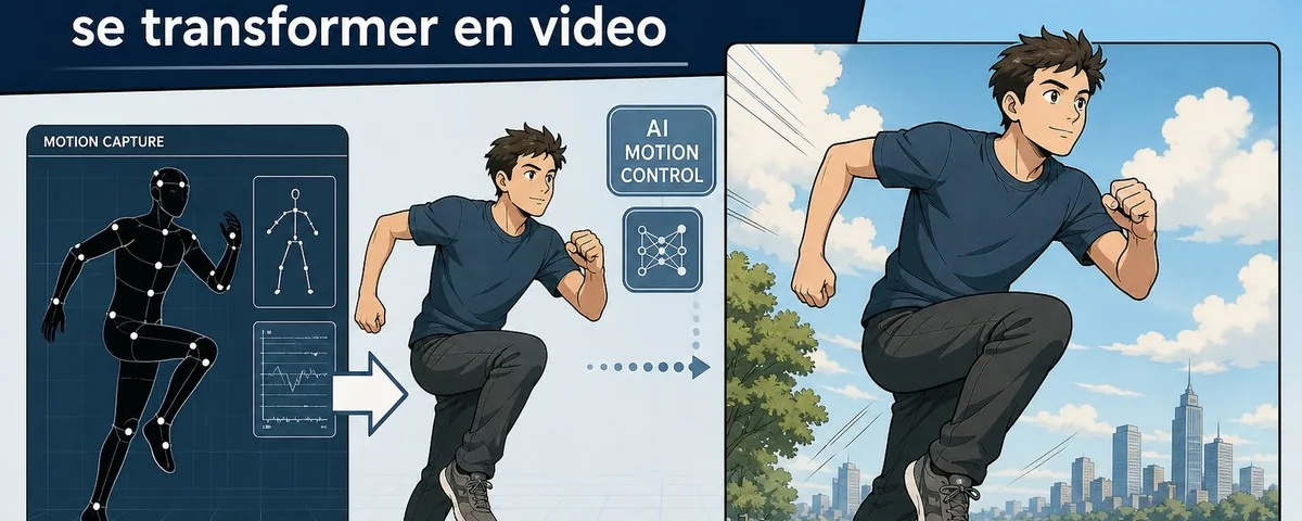Illustration : Tutoriel Kling AI motion control Comment utiliser l’IA pour se trans
