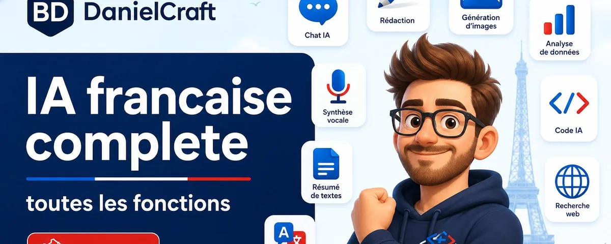 Illustration : Une IA française avec toutes les fonctionnalités
