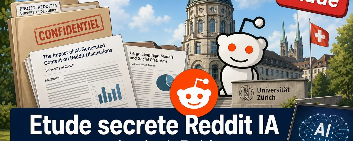 Illustration : Étude secrète sur Reddit par l'université de Zurich : l’intelligence