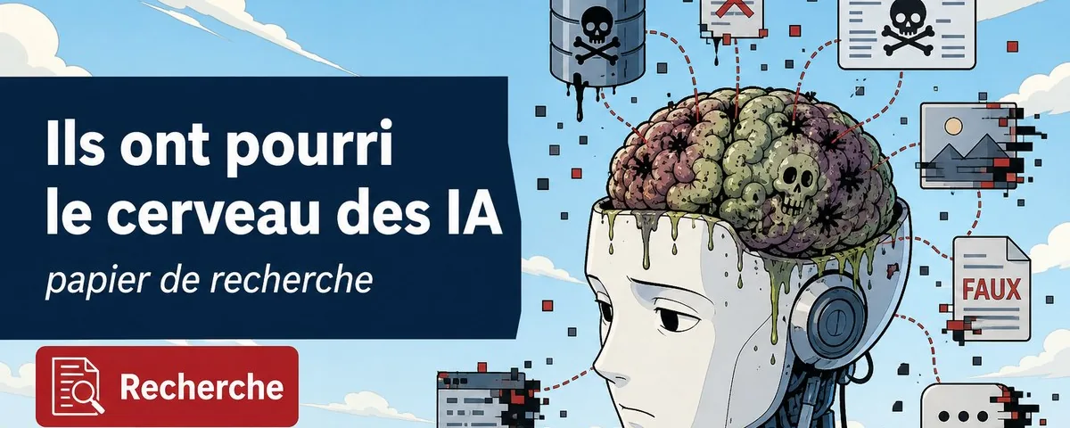 Illustration : Ils ont pourri le cerveau des IA : le papier de recherche 