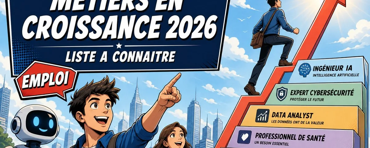 Illustration : Voici la liste des métiers avec la croissance la plus rapide en 2026
