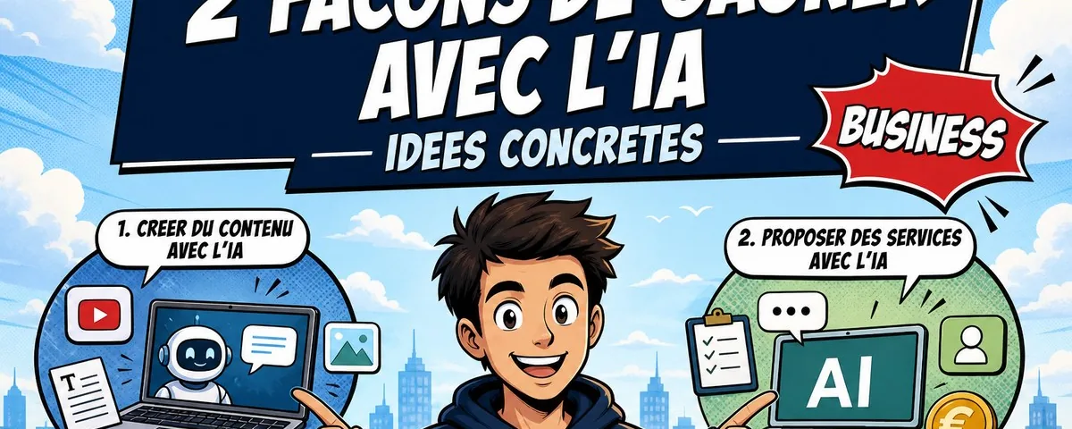 Illustration : 2 façons de gagner de l'argent grâce à l'intellige