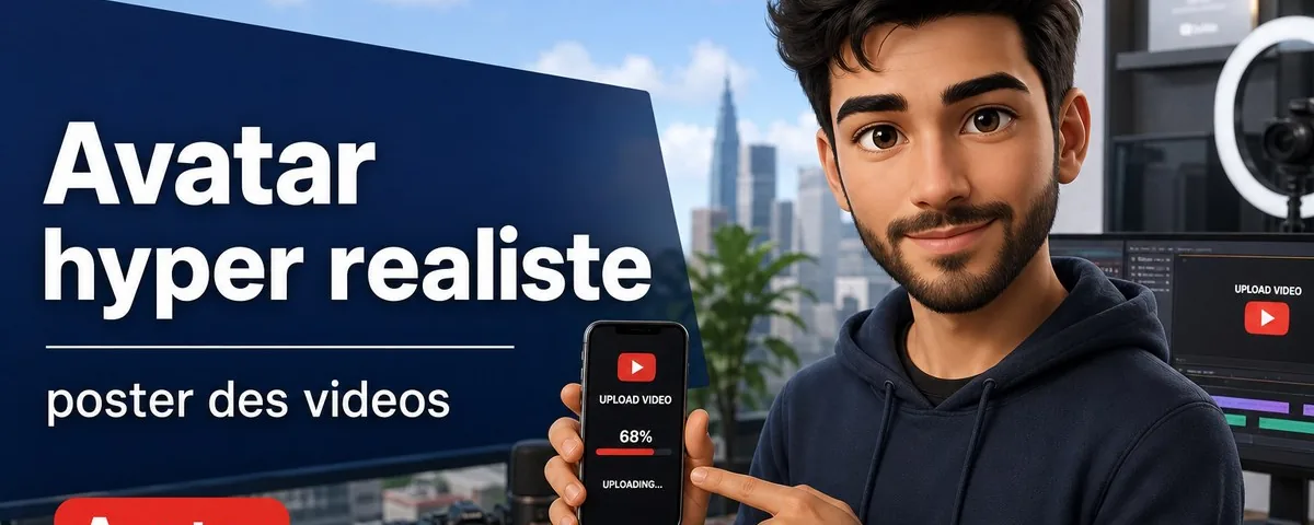 Illustration : Comment créer un avatar hyper réaliste et poster des vidéo