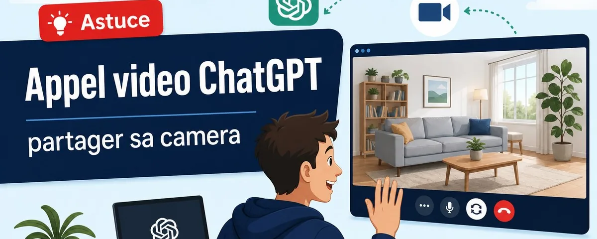 Illustration : Comment passer un appel vidéo Chat