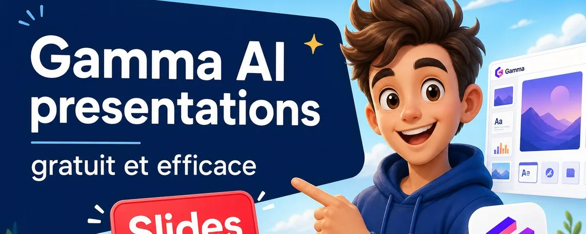 Illustration : Gamma AI : meilleure IA gratuite pour créer des présentations powerpo