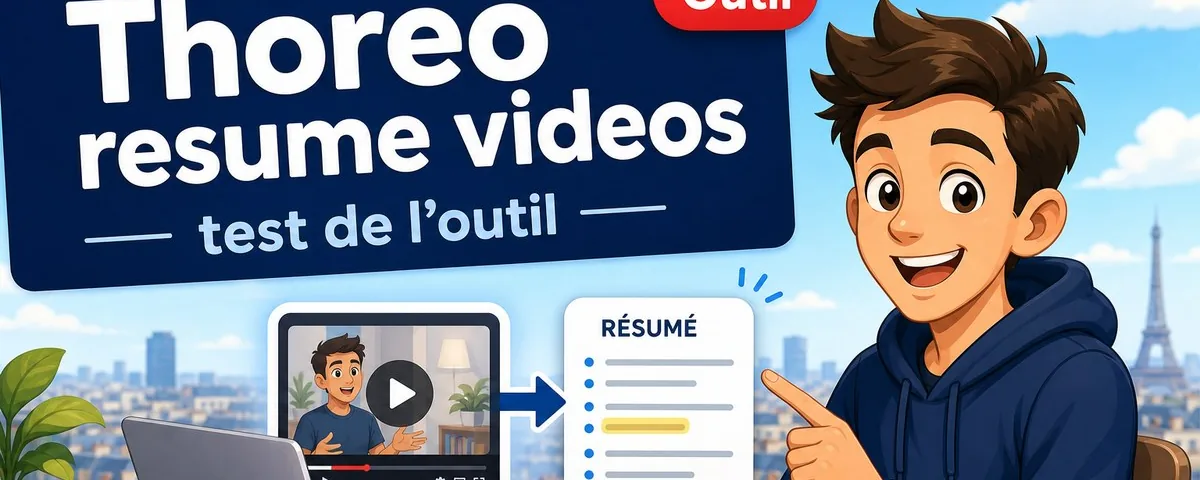 Illustration : Test de Thoreo : une IA qui résume les vidéos