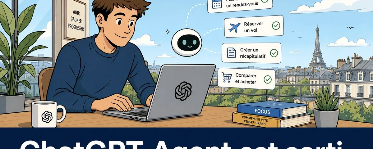 Illustration : ChatGPT agent vient de sortir : les agents IA feront bientôt partie d