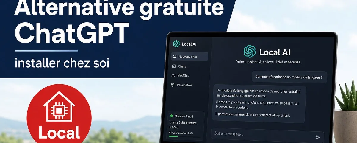 Illustration : Comment installer une alternative gratuite à ChatGPT pour l'ut