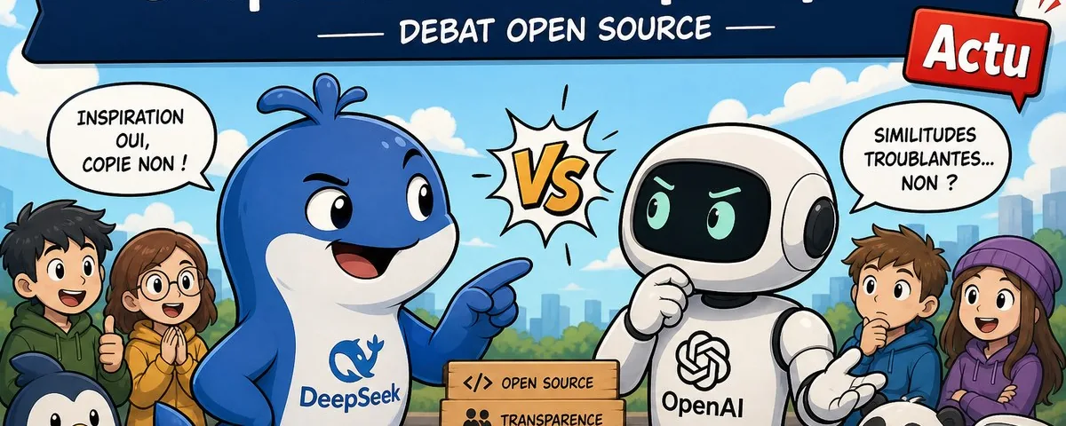 Illustration : Deepseek l’IA chinoise gratuite et open source a-t-elle copié OpenAI