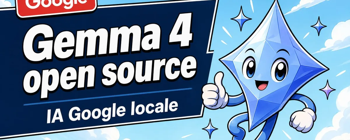 Illustration : Google vient de sortir la meilleure IA open source : Gemma 4 Pour l'u