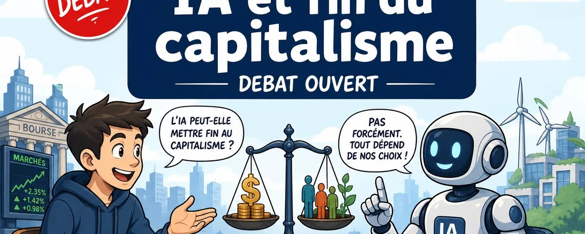 Illustration : L'intelligence artificielle va-t-elle mener à la fin du capitalisme ？