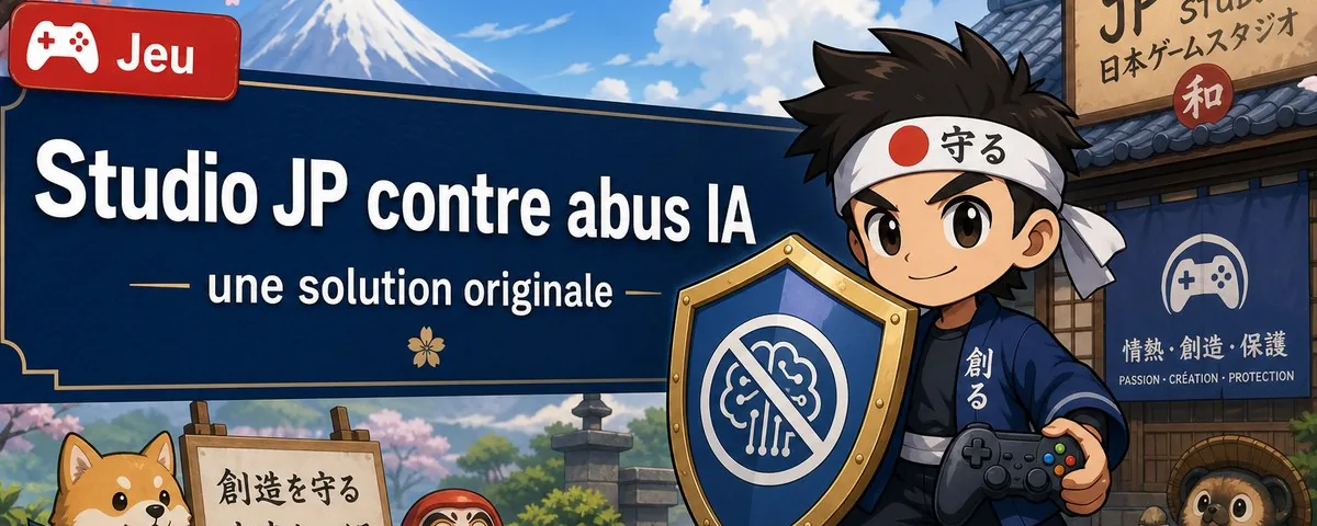 Illustration : Un studio de jeu vidéo japonais a trouvé une solution contre l'utilis