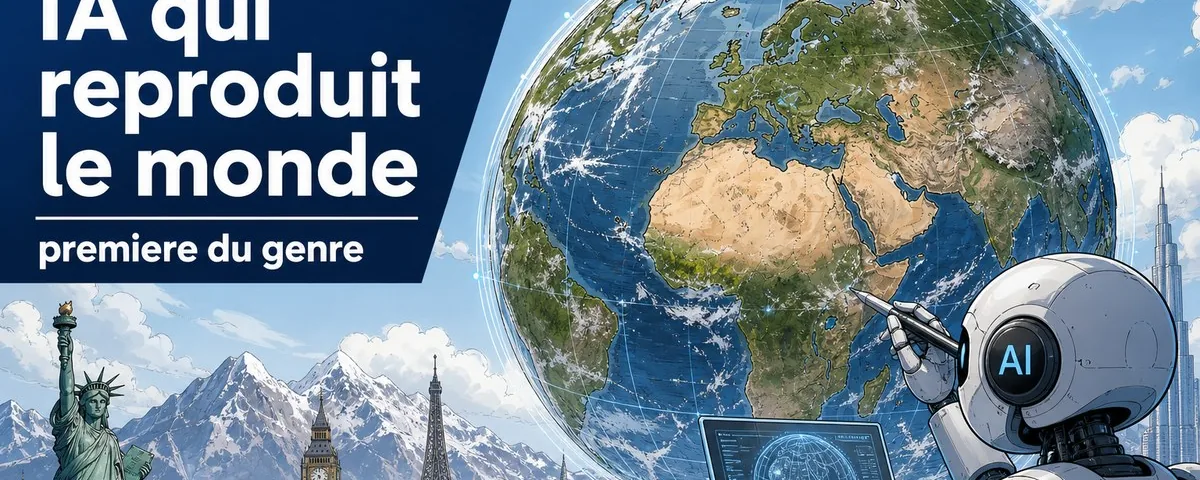 Illustration : La première intelligence artificielle capable de reproduire le monde