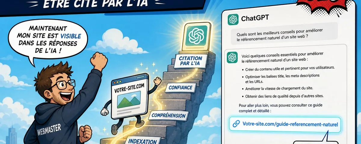 Illustration : Comment apparaître dans les réponses de ChatGPT : tutoriel rapide pou