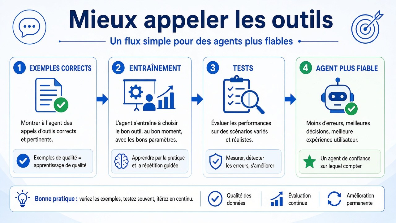 Illustration fine-tune appels d'outils