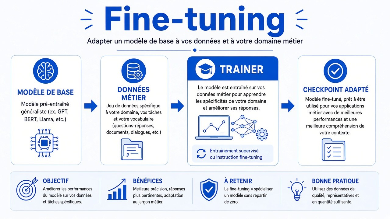 Adapter un modèle avec tes données.