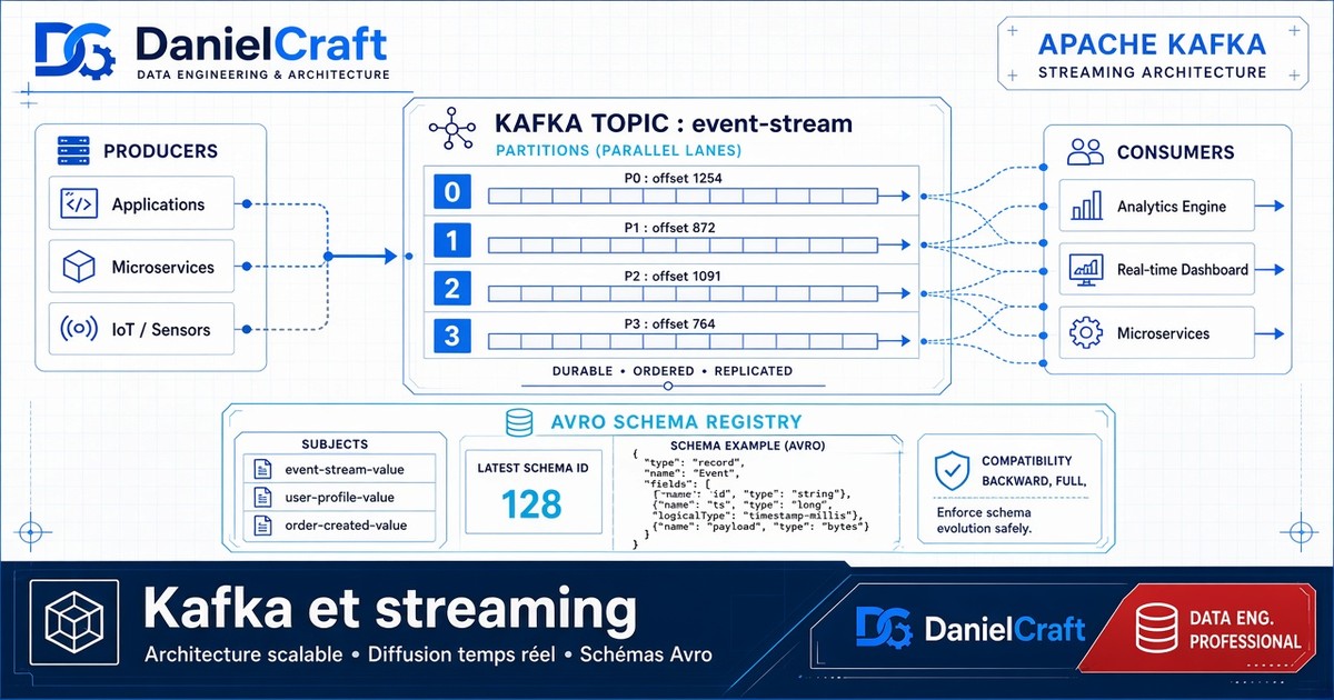 Kafka : événements en continu