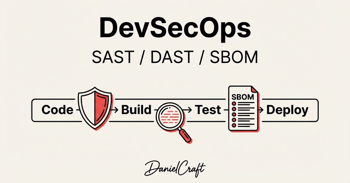 DevSecOps : SAST, DAST, SBOM et sécurité dans la CI/CD