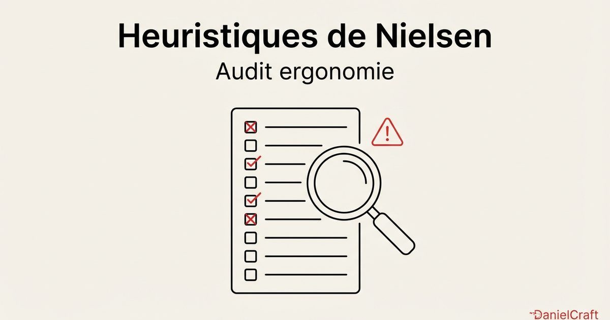Ergonomie : les heuristiques de Nielsen (avec exemples concrets)