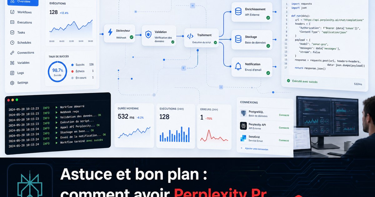 Astuce et bon plan : comment avoir Perplexity Pro gratuitement pendan