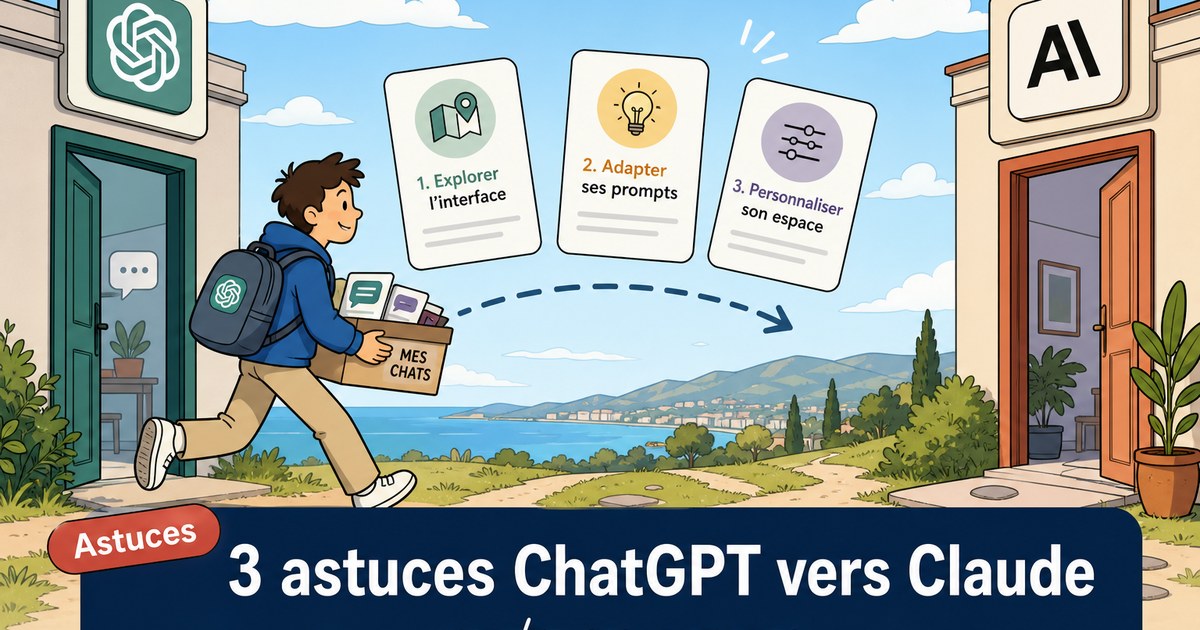 3 astuces si vous venez de passer de ChatGPT à Claude et que vous en
