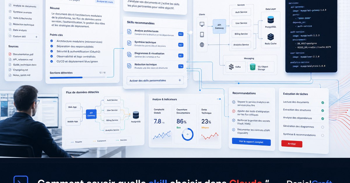 Comment savoir quelle skill choisir dans Claude Le site c'est skills