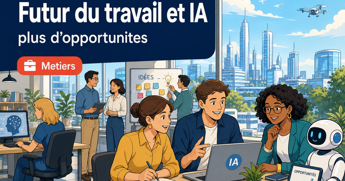 Le futur du travail avec l’intelligence artificielle : plus d’opportu