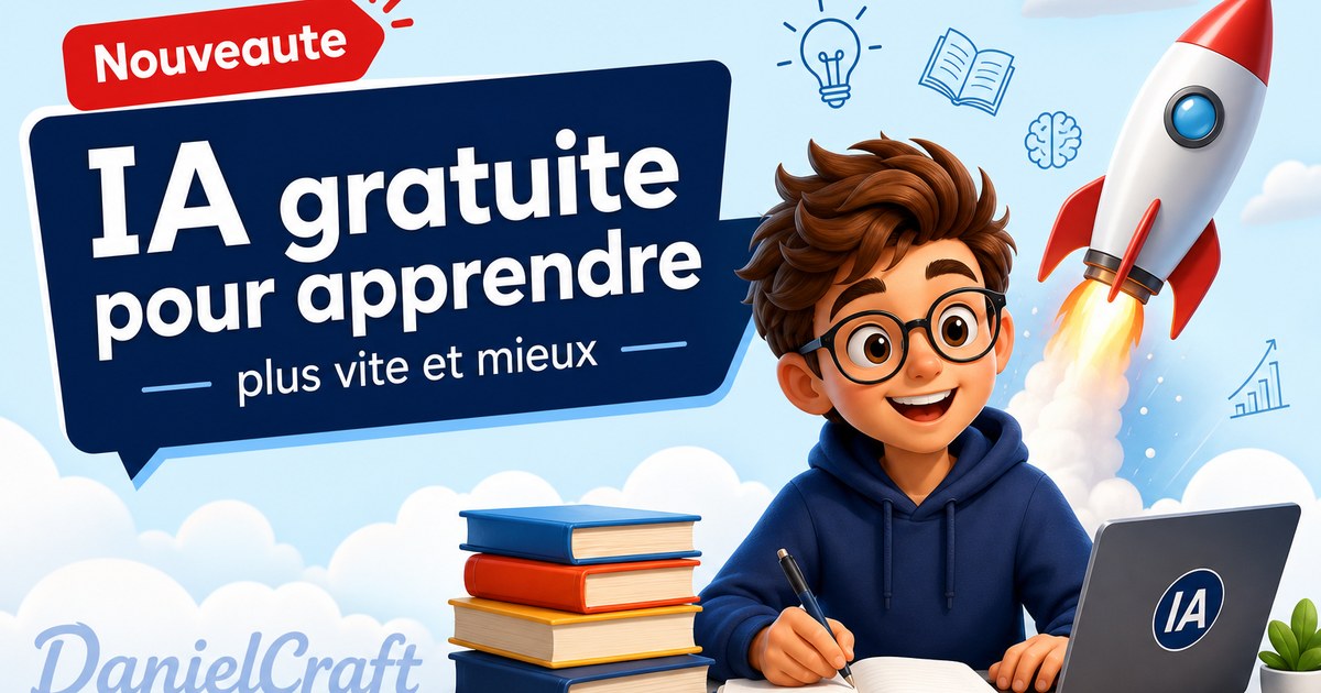Nouveauté avec la meilleure IA gratuite pour apprendre plus vite et m