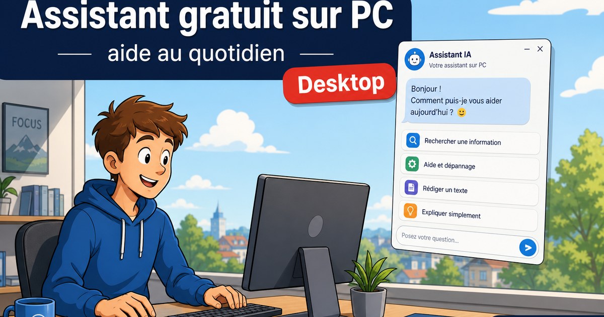 Comment avoir un assistant gratuit sur votre ordinateur pour a