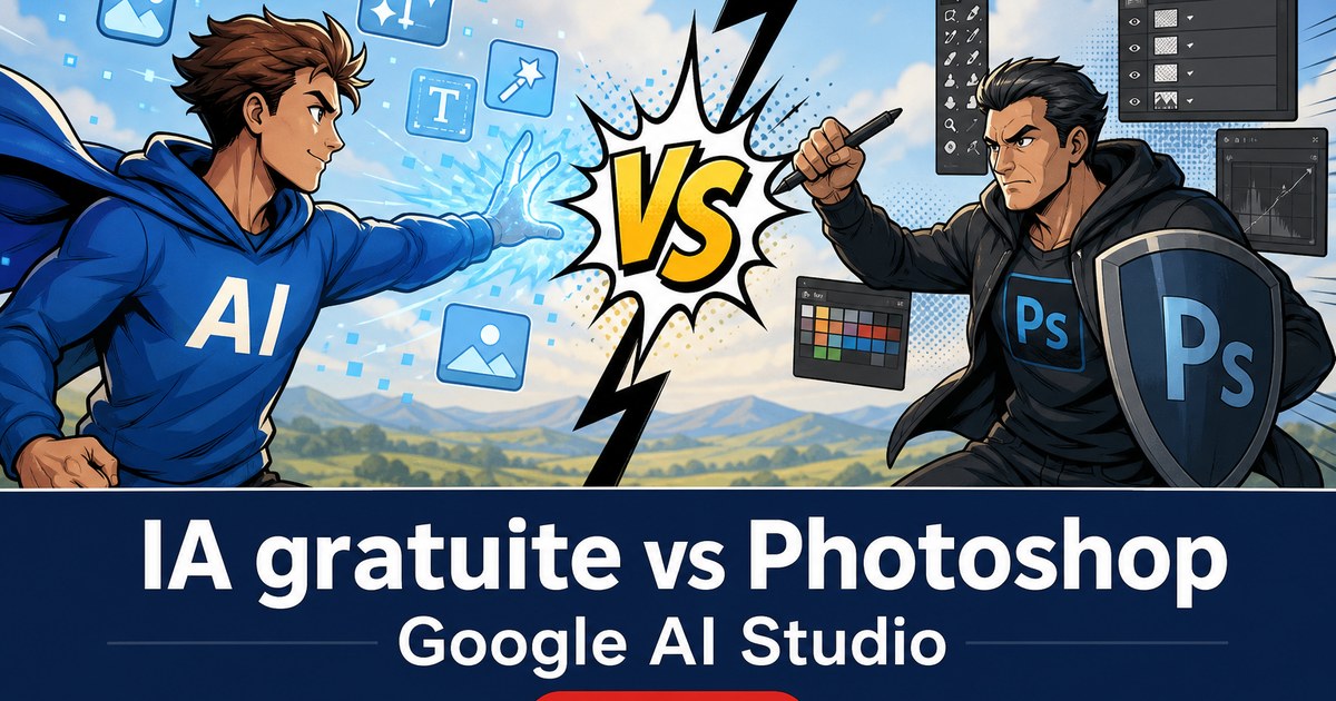Cette IA gratuite remplace Photoshop : GoogleAI Studio avec Gemini 2