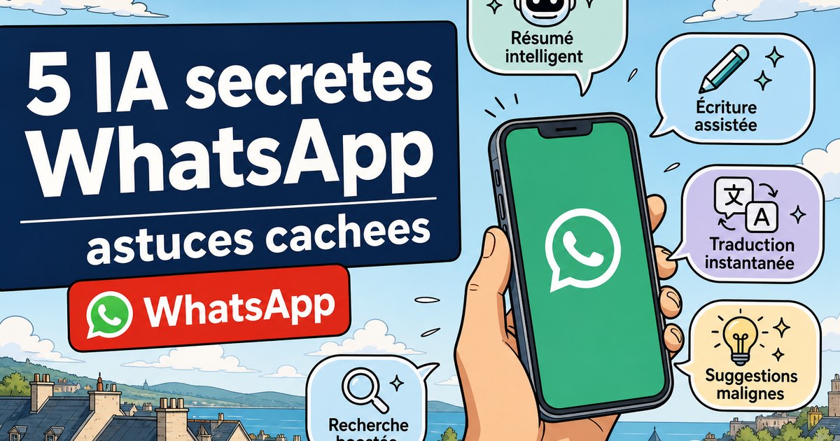 Comment accéder aux 5 IA secrètes de Whatsapp Merci @Jolan.ai d'avoi