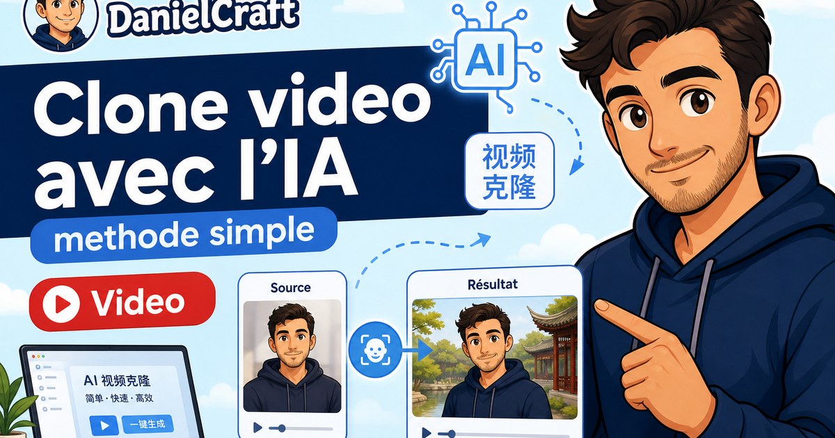 Comment créer un clone dans une vidéo grâce à l'IA chinois