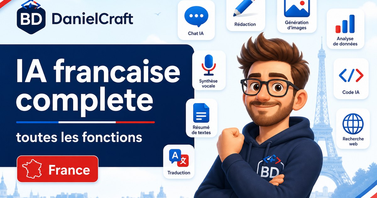 Une IA française avec toutes les fonctionnalités