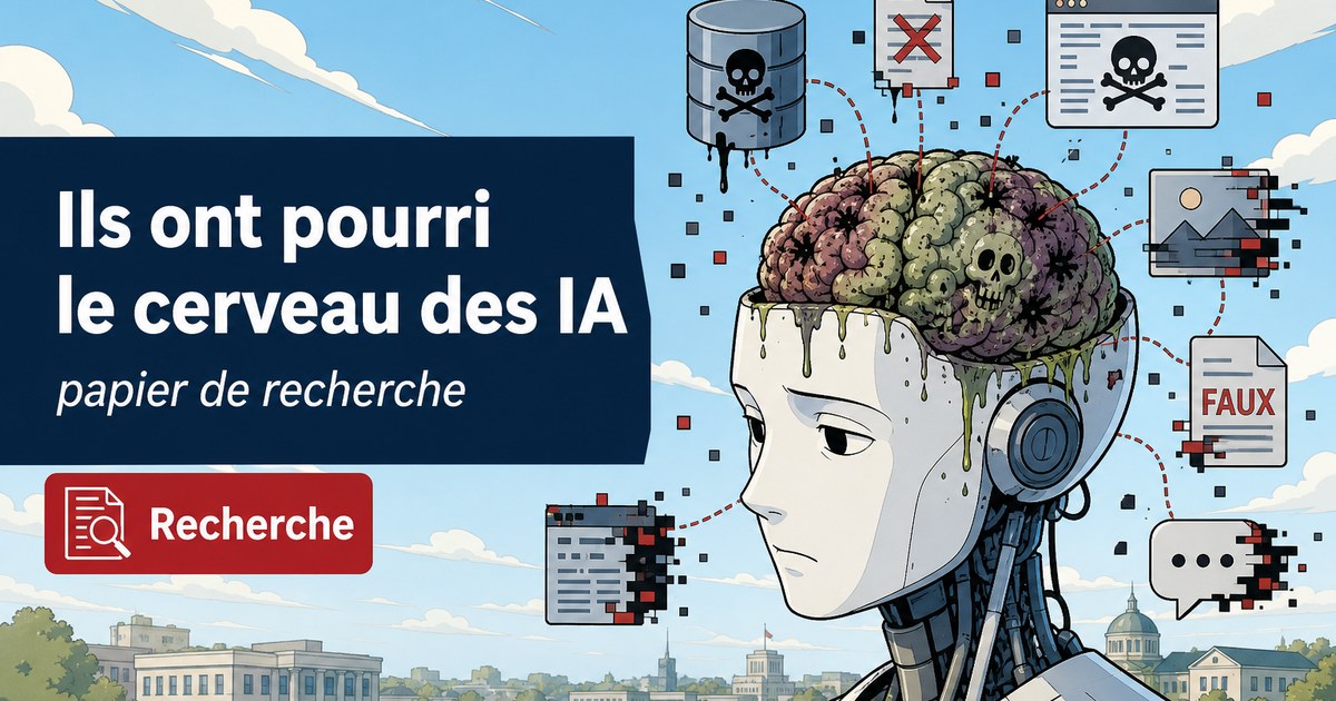 Ils ont pourri le cerveau des IA : le papier de recherche "LLM can ge