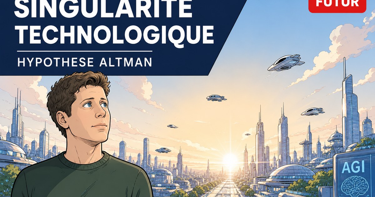 Singularité technologique bientôt ?? Sam Altman et l'hypothèse de la