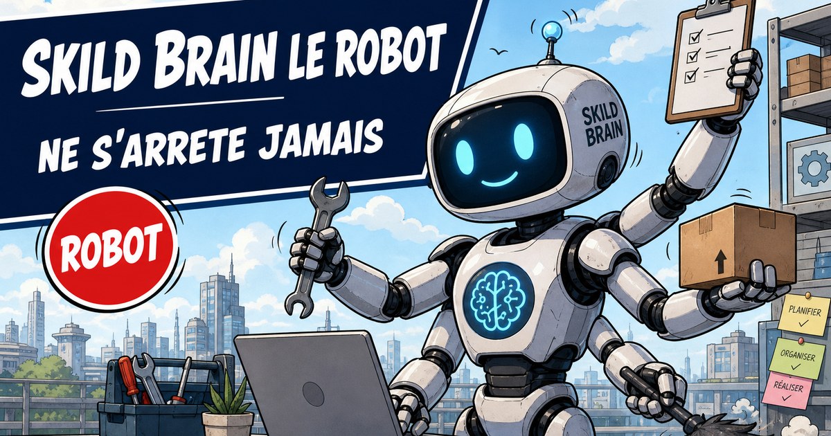 Skild brain : le robot qui ne s'arrête jamais Créé par l'entreprise S