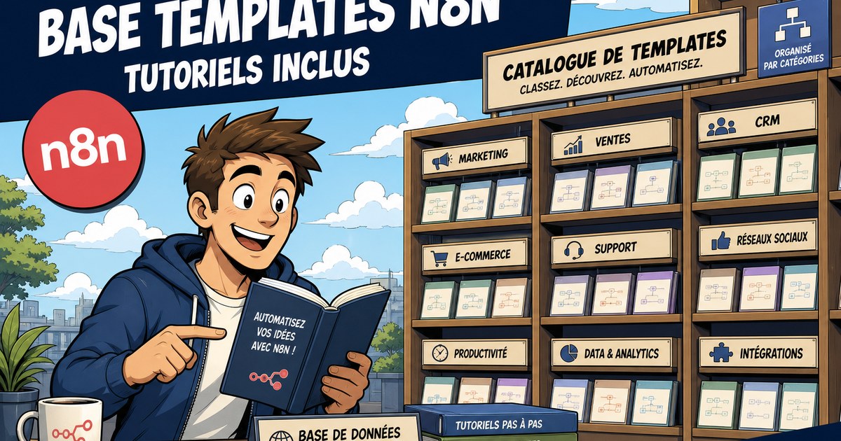 Base de données gratuite avec des templates n8n et des tutoriels