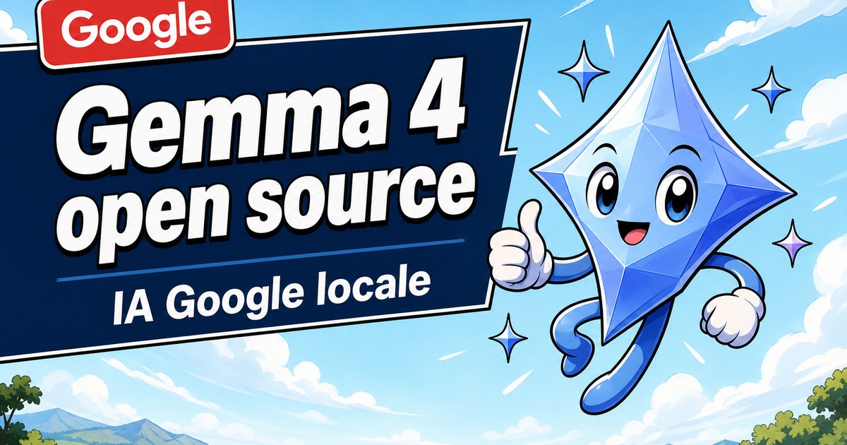 Google vient de sortir la meilleure IA open source : Gemma 4 Pour l'u
