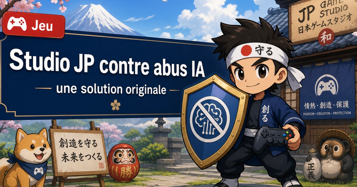 Un studio de jeu vidéo japonais a trouvé une solution contre l'utilis