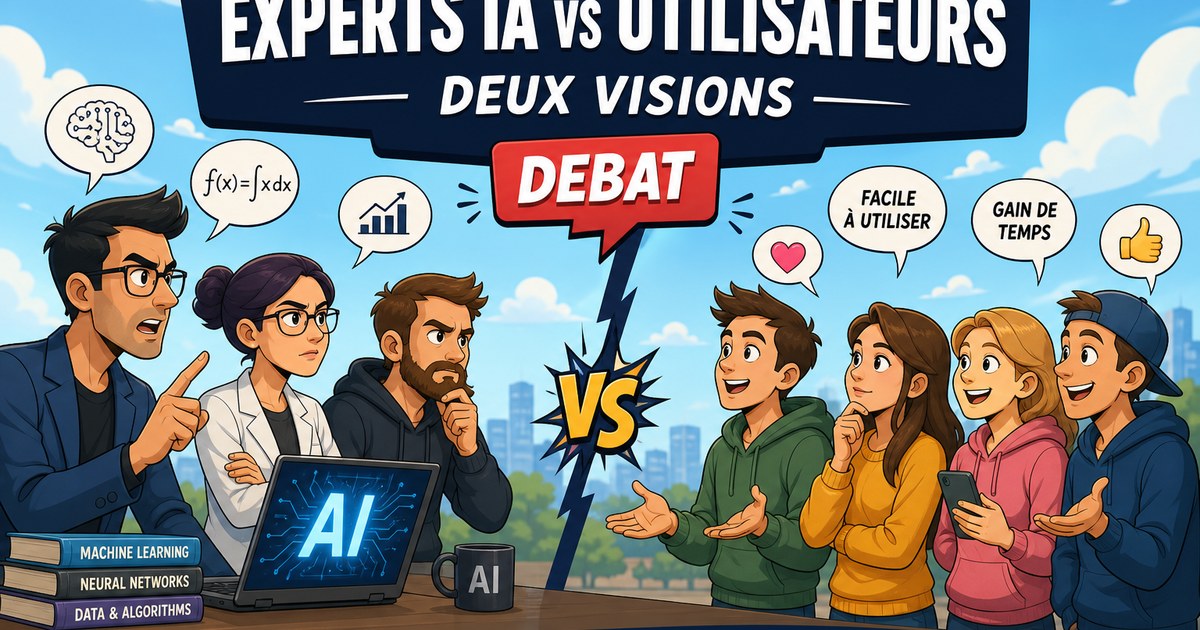 Les "experts en IA" vs les "personnes qui s