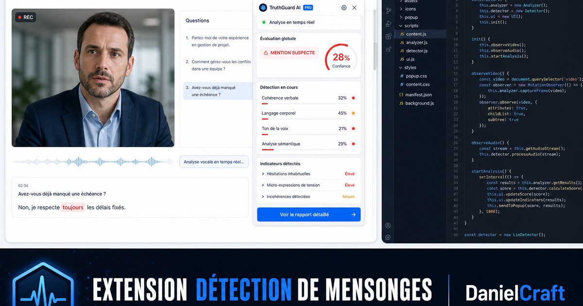 Cette étudiante a créé une extension qui détecte en direct les