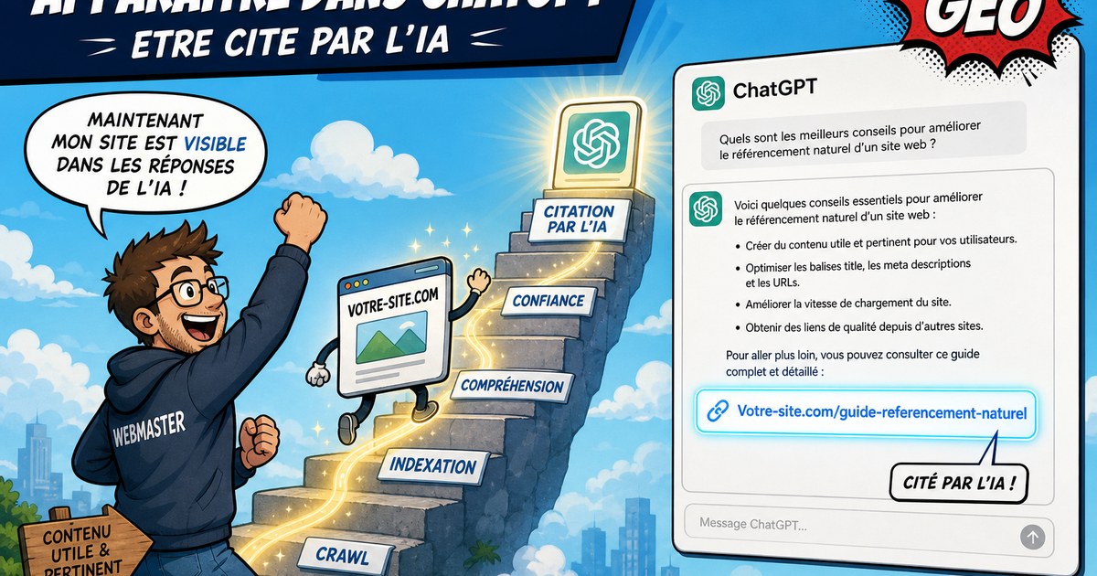 Comment apparaître dans les réponses de ChatGPT : tutoriel rapide pou