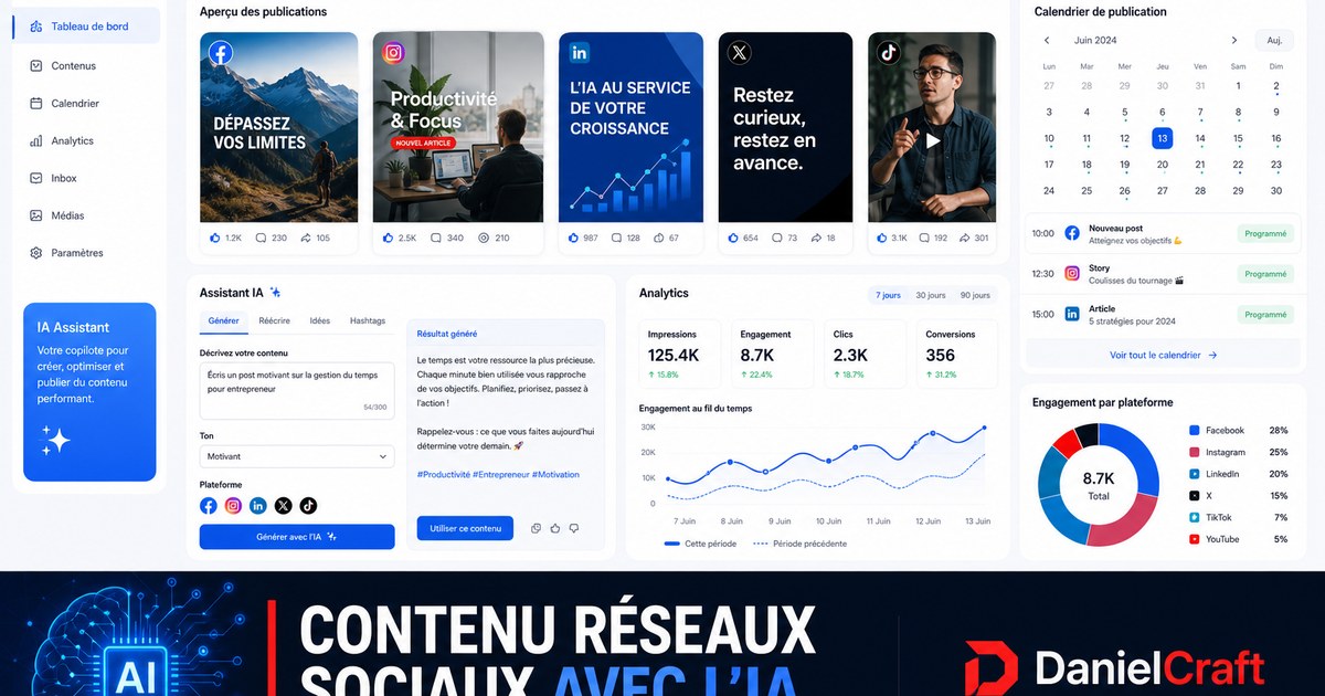 Comment créer du contenu sur les réseau