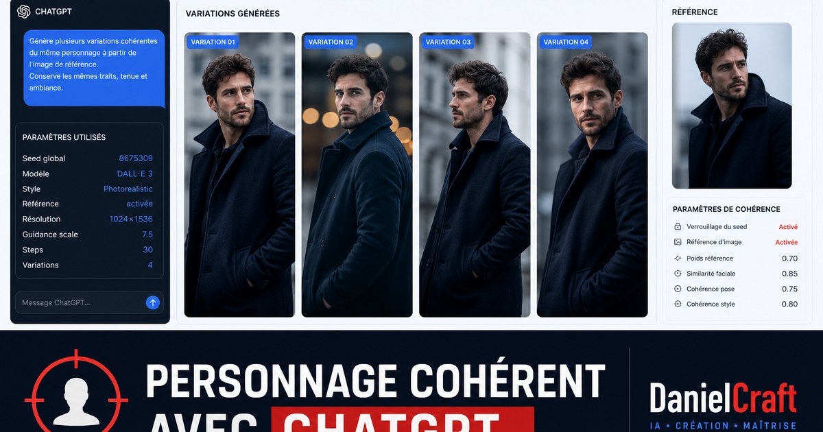Comment générer un personnage cohérent avec ChatGPT